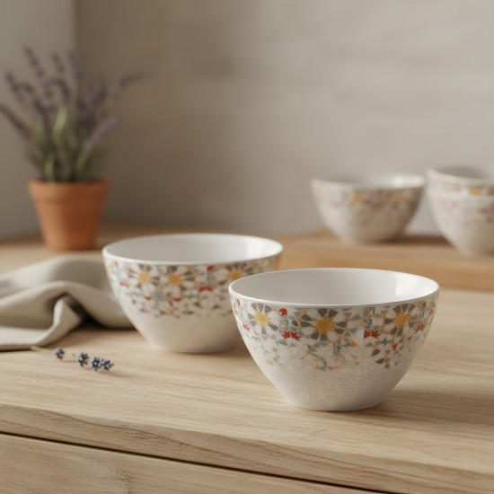Porcelain Bowl Set 6 Pcs